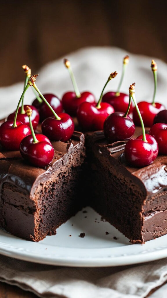 Ciasto czekoladowe z wiśniami